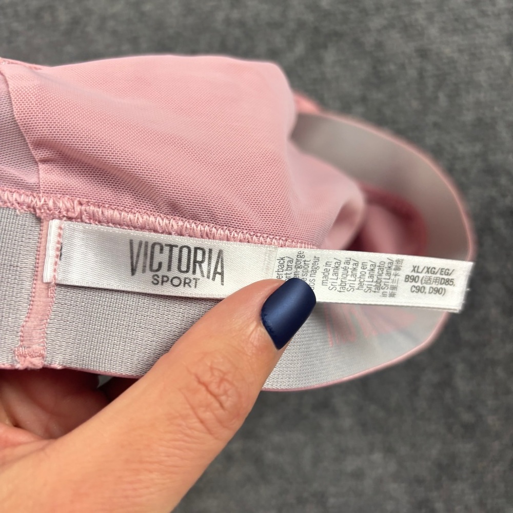 VICTORIA SPORT The Player by Victoria’s Secret Pink Racerback Sport Bra size: XL - Picture 6 of 7